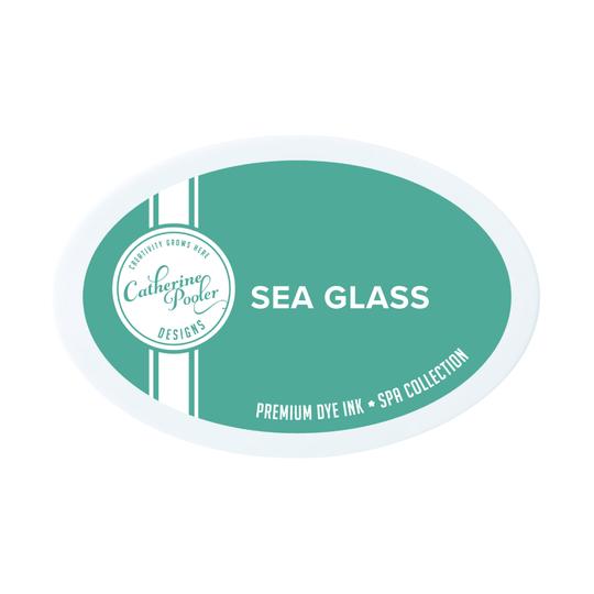 Tampon encreur en verre de mer