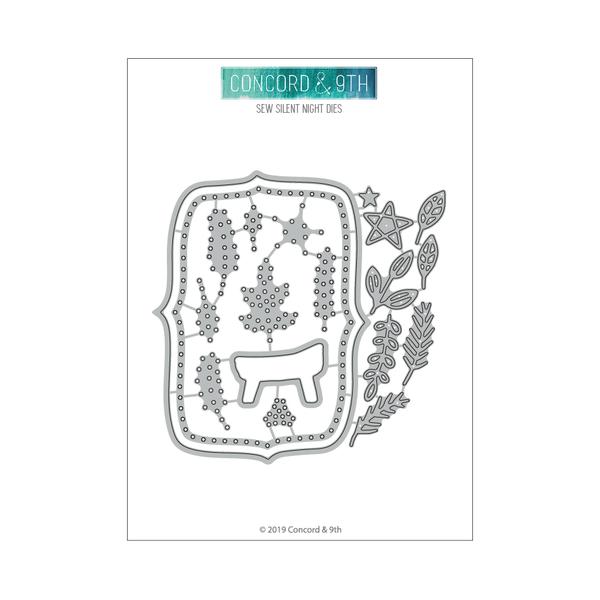 Coudre des matrices Silent Night