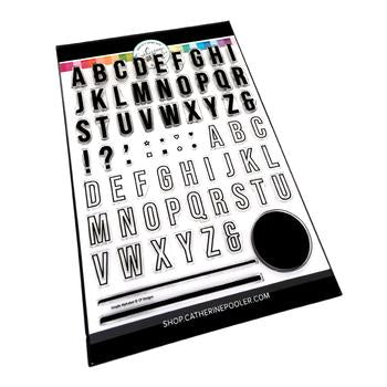 Simple Alphabet 6x 8 Stamp Set
