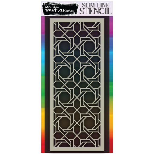 Slim Line Stencil - Star Wreath*