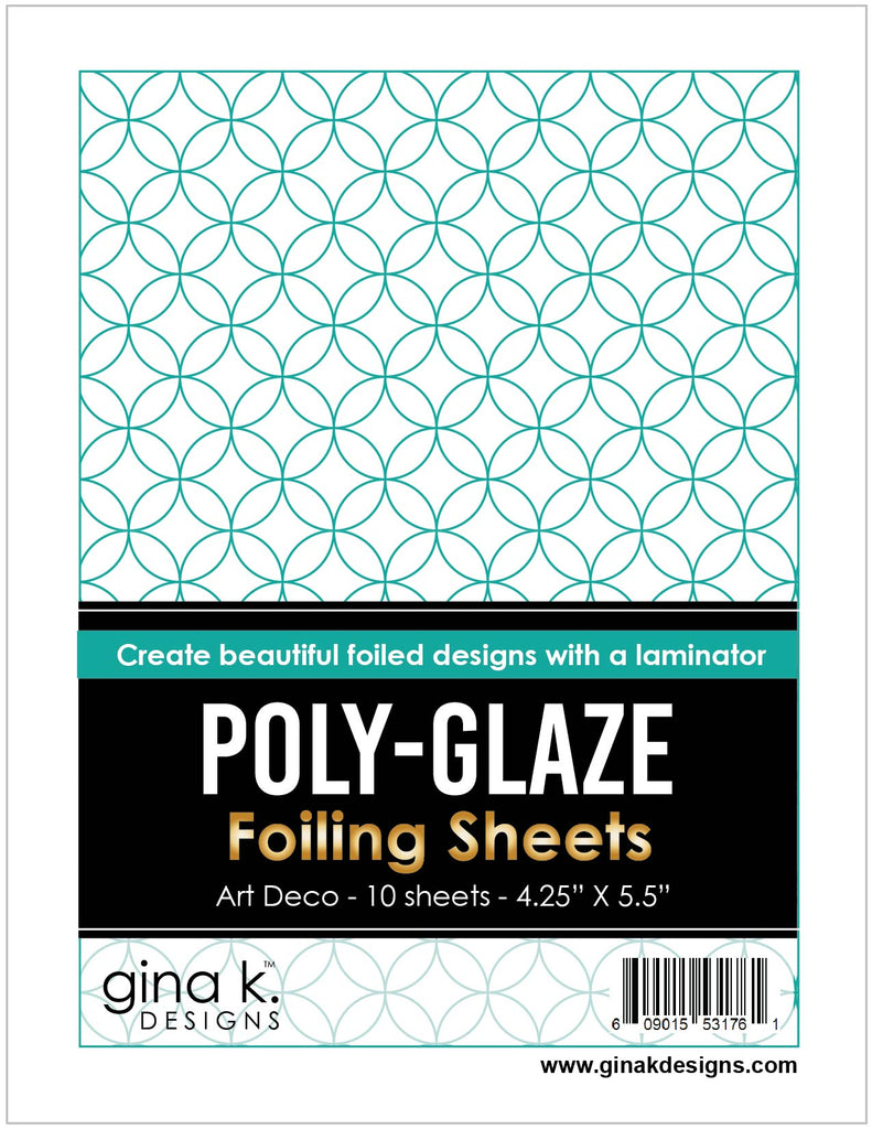 Feuilles de dorure Poly-Glaze - Art Déco
