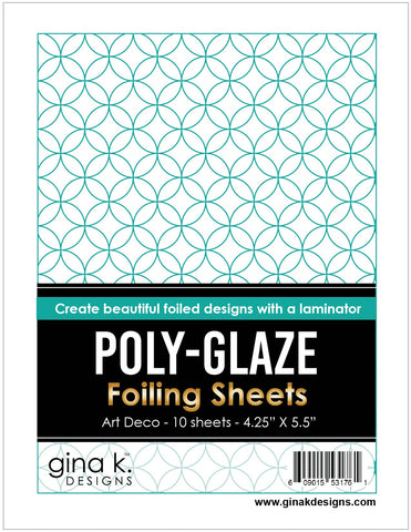 Poly-Glaze Foiling Sheets - Art Deco
