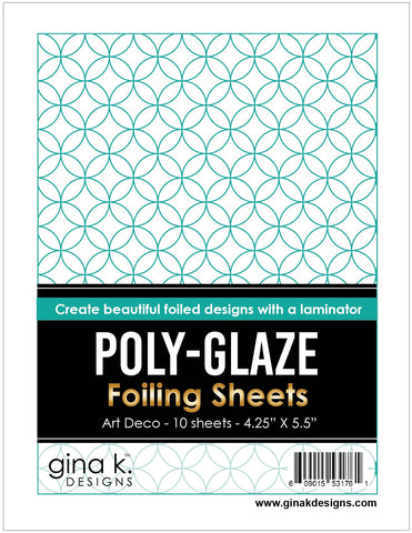 Feuilles de dorure Poly-Glaze - Art Déco