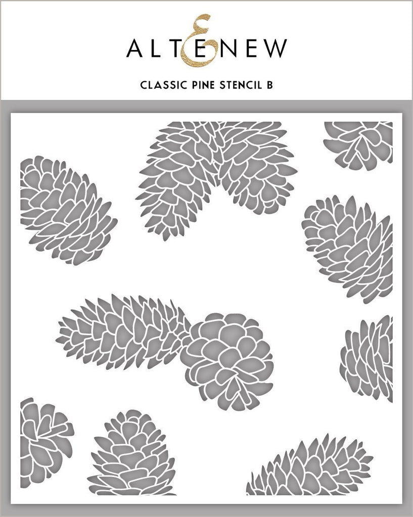 Classic Pine Stencil B
