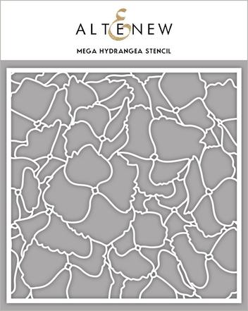 Pochoir Méga Hortensia
