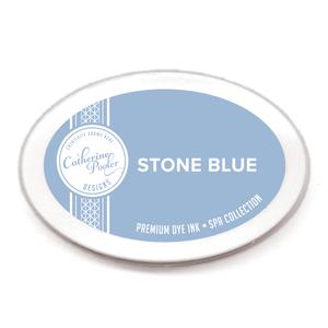 Tampon encreur bleu pierre