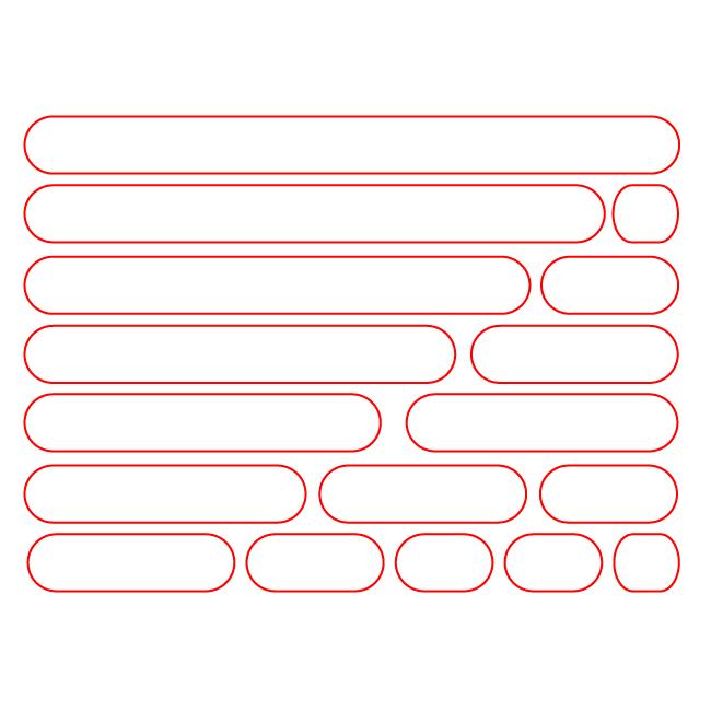 Curseurs interactifs droits, coupes de miel