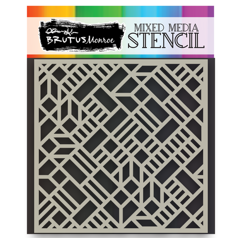 Mixed Media Stencil - Street View*