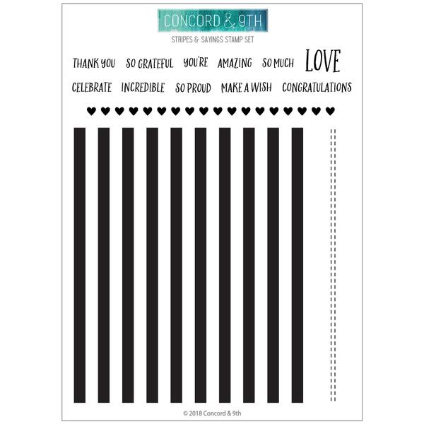 Stripes & Sayings-(RETIRING)
