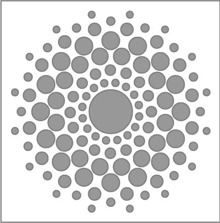 Sun Spots Stencil