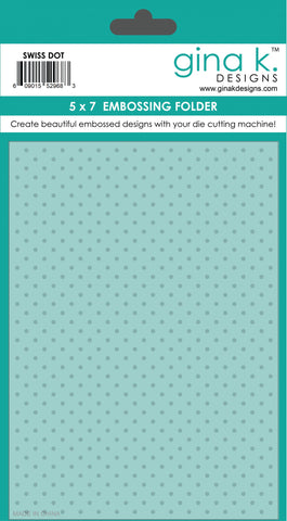 Swiss Dot  Embossing Folder