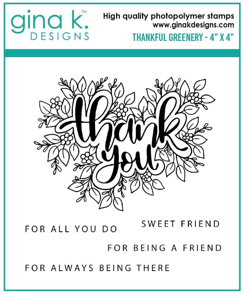 Thankful Greenery - Mini Stamp Set - RETIRING