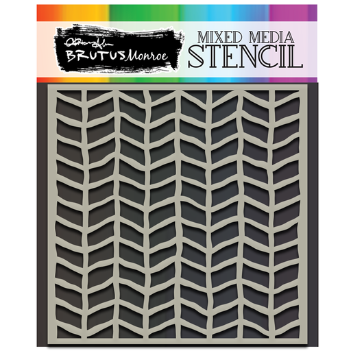Mixed Media Stencil - Tread*