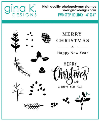 Two Step Holiday Mini Stamp Set
