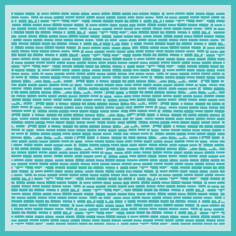 Salvaged Brick Background Stencil