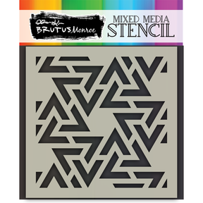 Mixed Media Stencil - Wallis*