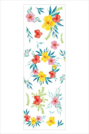Ruban Washi Orchidées Peintes