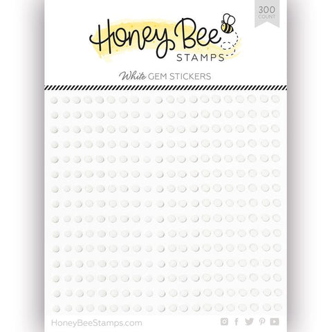 White Gem Stickers 300