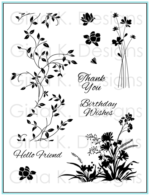 Wild Blossoms Stamp Set