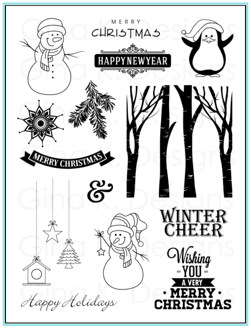 Set de tampons Winter Cheer Set de tampons