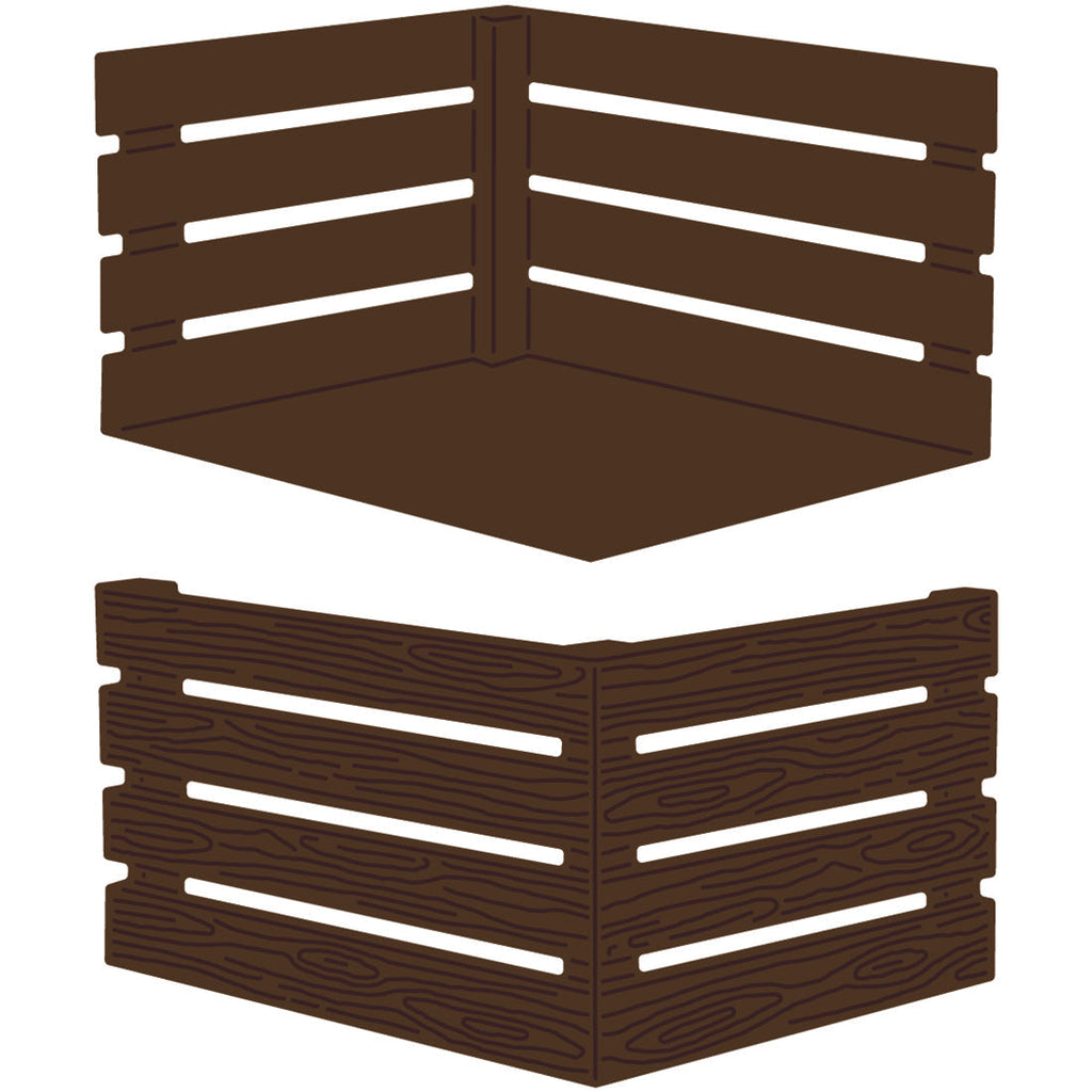 Caisse en bois | Matrices de coupe de miel