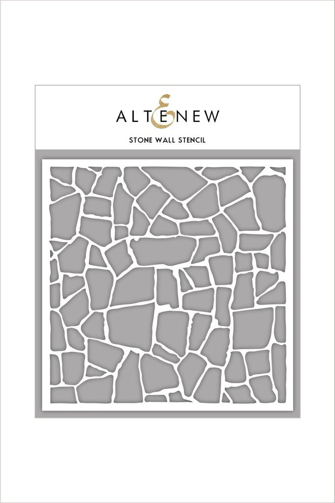 Stone Wall Stencil