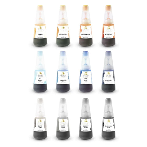 Beach Garden 12 Artist Alcohol Ink Set K Bundle