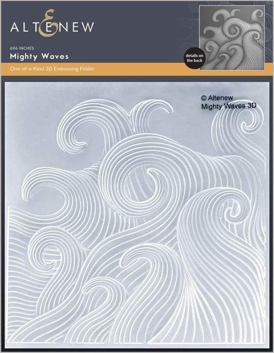Dossier de gaufrage 3D Mighty Waves