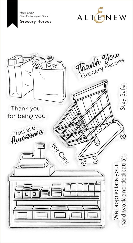 Jeu de tampons Grocery Heroes