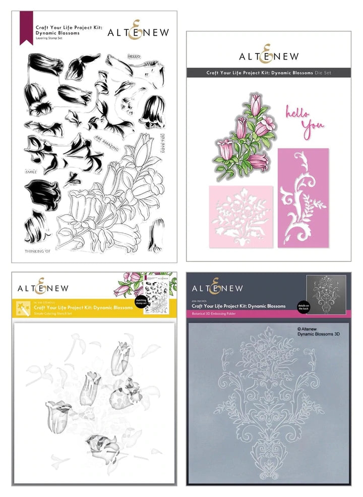 Kit de projet Craft Your Life : Fleurs dynamiques