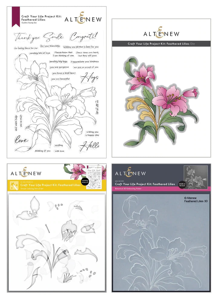 Kit de projet Craft Your Life : Lys à plumes