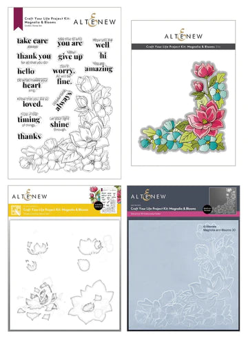 Kit de projet Craft Your Life : Magnolia et fleurs