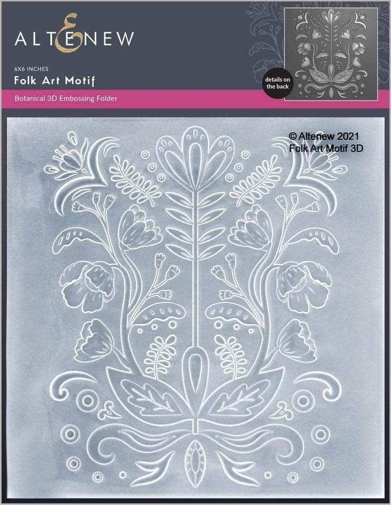Dossier de gaufrage 3D à motif d'art populaire