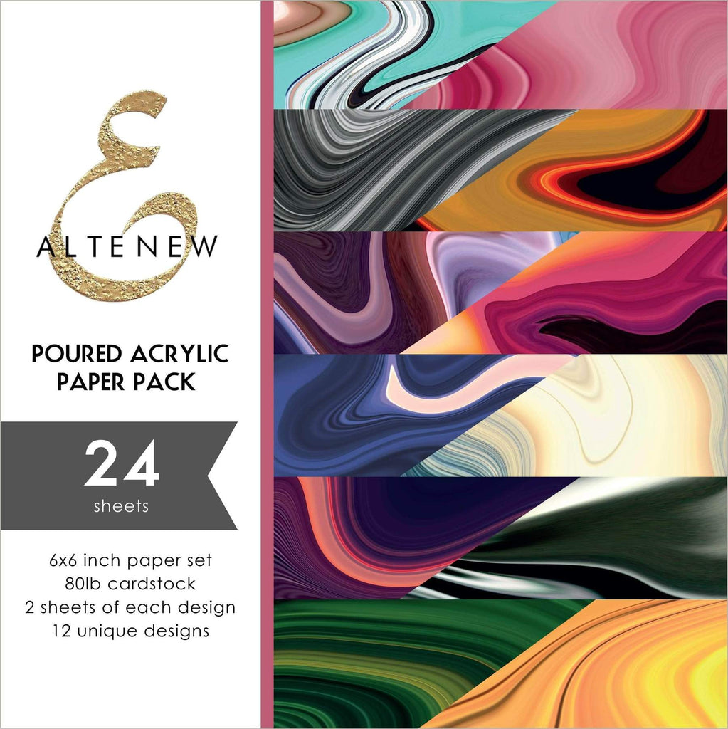 Poured Acrylic 6x6 Paper Pack*
