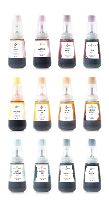 Space Garden 12 Artist Alcohol re-Inker Set I Bundle