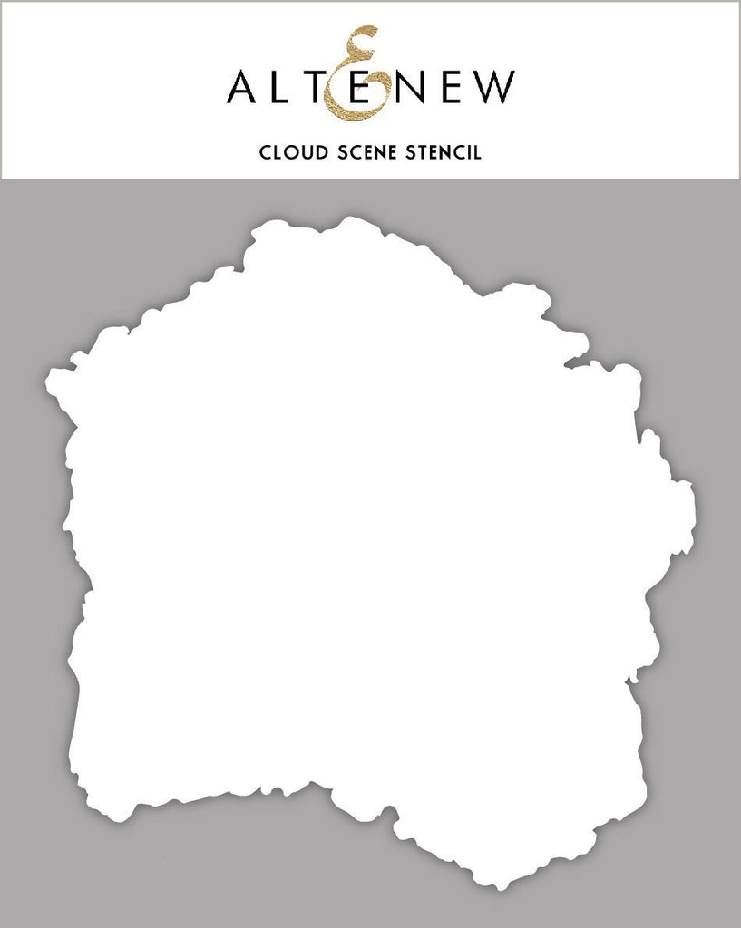 Pochoir de scène de nuage