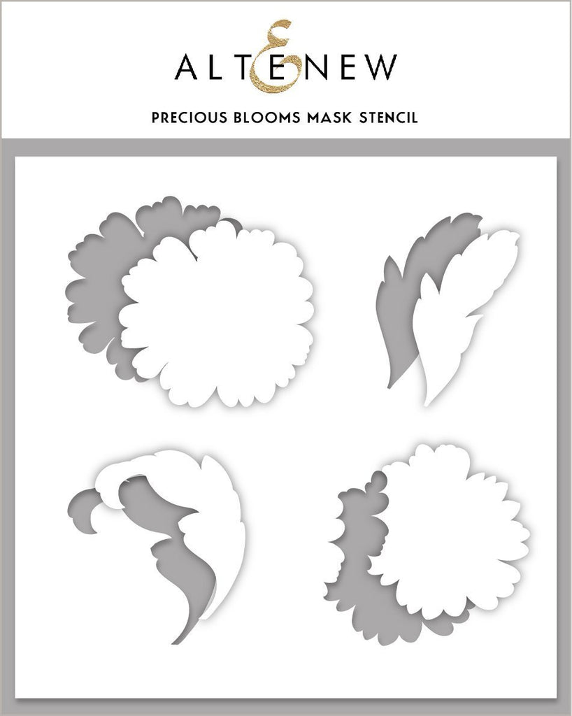 Pochoir de masque de fleurs précieuses
