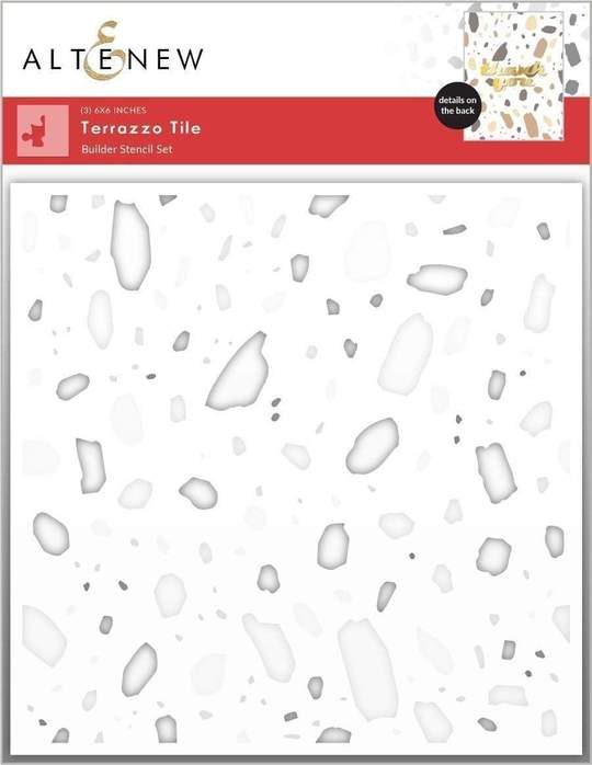 Ensemble de pochoirs pour carreaux de terrazzo (3 en 1)
