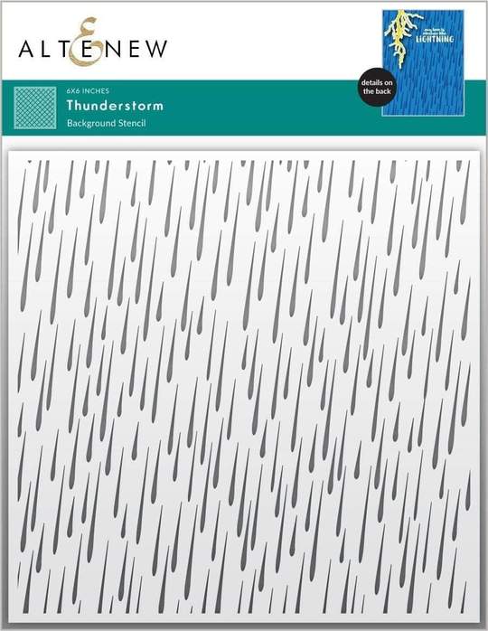 Pochoir d'orage