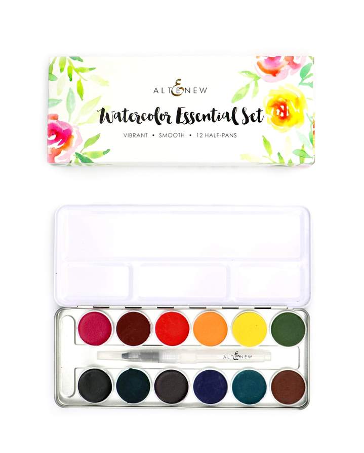 Watercolor Essentials 12 Pan Set