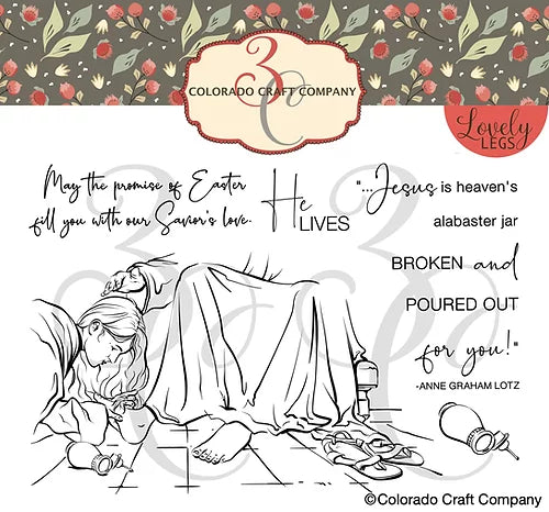 Lovely Legs - Versé Pâques 4 x 6 Timbres clairs