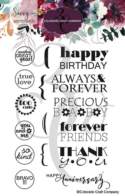 Savvy Sentiments - General Greetings 4x6*
