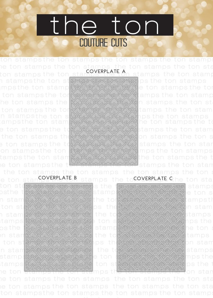 Ensemble de matrices de plaque de recouvrement Geo Mountain (A+B+C)