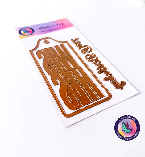 Wishes Slimline Tag Die*