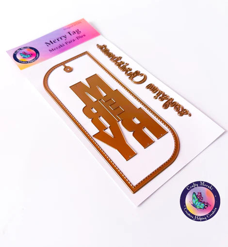 Merry Slimline Tag Die*