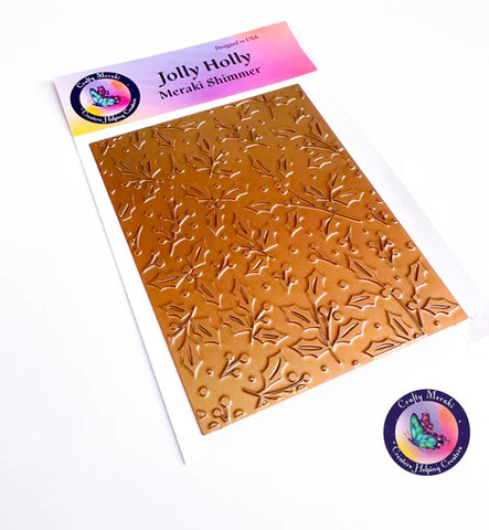 Jolly Holly Hot Foil Plate