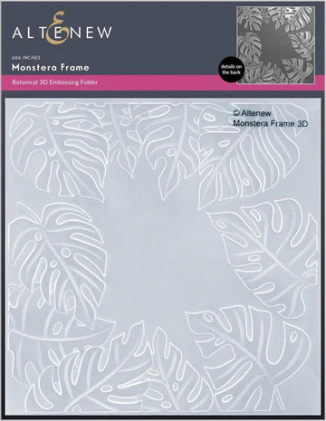 Dossier de gaufrage 3D Monstera Frame