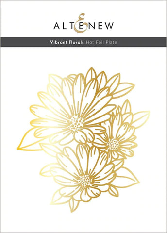 Vibrant Florals Hot Foil Plate