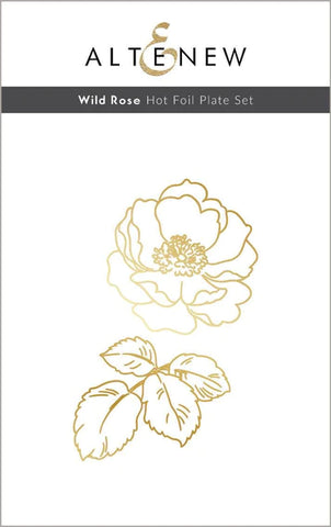 Wild Rose Hot Foil Plate Set