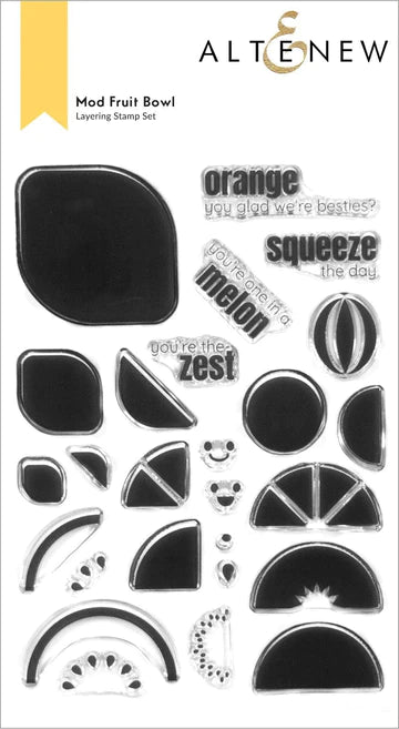 Mod Fruit Bowl Stamp Set
